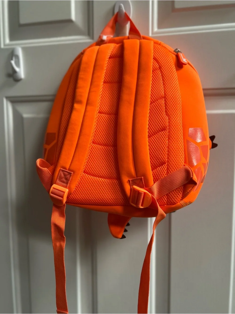NOHOO Jungle Back pack T Rex Orange Dino Backpack with Tan Belly